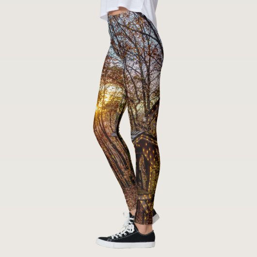 Autumn Woods Sunset Leggings (Links)