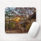 Autumn Woods Sunset Mousepad (Mit Mouse)