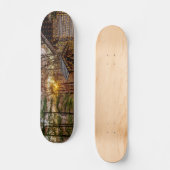 Autumn Woods Sunset Skateboard (Vorderseite)