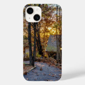 Autumn Woods Sunset Walkway Case-Mate iPhone Hülle (Rückseite)