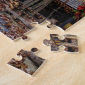 Autumn Woods Sunset Walkway Puzzle (Seite)