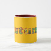 Autumn Word Custom Mugs Tasse (Zentrum)