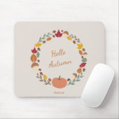 Autumn Wreath Mouse Pad Mousepad (Mit Mouse)