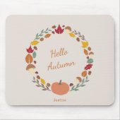 Autumn Wreath Mouse Pad Mousepad (Vorne)