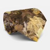 Autumn Yellow Leaves Collection Krawatte (Gerollt)