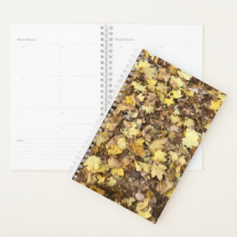 Autumn Yellow Leaves Collection Planer