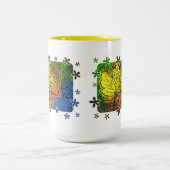 AUTUMN Zwei-Tonen-KAFFEE-TASSE Zweifarbige Tasse (Mittel)