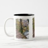 AUTUMN Zwei-Tonen-KAFFEE-TASSE Zweifarbige Tasse (Links)