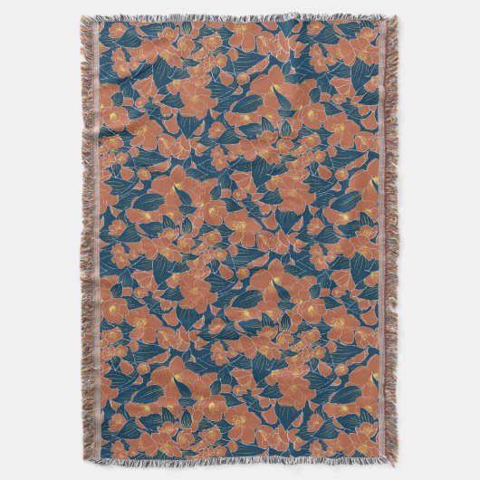 Autumnal Bläschen Blanket - Gemütliches Herbstdeko Decke (Vorderseite Vertikal)