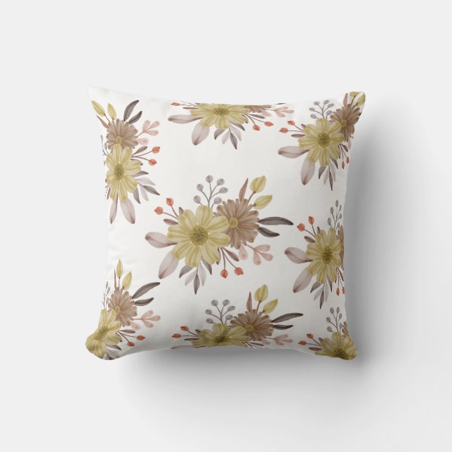 Autumnal Bouquet Pillow Kissen (Vorderseite)