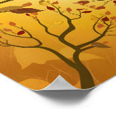 Autumnal Canopy Poster (Ecke)