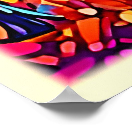 Autumnal Dreamscape Walk Poster (Ecke)