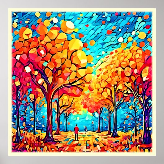 Autumnal Dreamscape Walk Poster (Vorne)