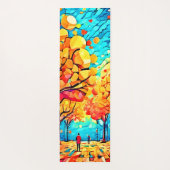 Autumnal Dreamscape Walk Yogamatte (Rückseite)