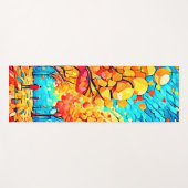 Autumnal Dreamscape Walk Yogamatte (Vorderseite (Horizontal))