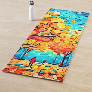 Autumnal Dreamscape Walk Yogamatte