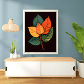 Autumnal Elegance Fotodruck