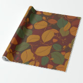 Autumnal Elegance Wrapping Paper Geschenkpapier (Ungerollt)