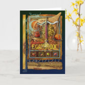 Autumnal Equinox Karte (Gelbe Blume)