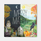 Autumnal Equinox Mabon Wiccan Magnet (Vorne)