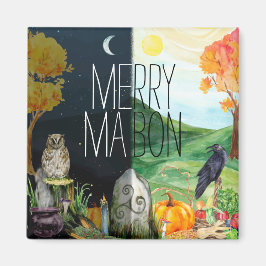 Autumnal Equinox Mabon Wiccan Magnet