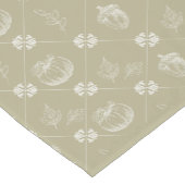 Autumnal Farmhouse Table Runner - Sage Green Kurzer Tischläufer (Ecke)