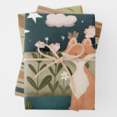 Autumnal Fox Geschenkwrap Geschenkpapier Set (Beispiel)