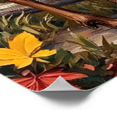 Autumnal Friends: Bigfoot und der Elch Poster (Ecke)