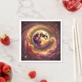 Autumnal Galaxy Harvest Moon Decoupage Napkins Serviette (Beispiel)