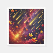 Autumnal Galaxy Meteor Dusche Decoupage Napkins Serviette (Vorderseite)