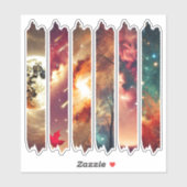 Autumnal Galaxy Washi Tape Scrapbook Stickers Aufkleber (Blatt)