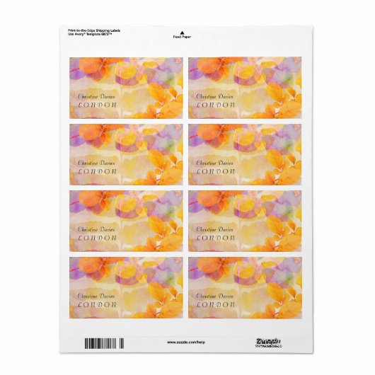 Autumnal grunge Blätter (Vorne)