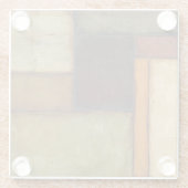 Autumnal Impressionist von Jennifer Goldberger Glasuntersetzer (Rückseite)