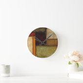 Autumnal Impressionist von Jennifer Goldberger Runde Wanduhr (Zuhause)