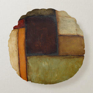 Autumnal Impressionist von Jennifer Goldberger Rundes Kissen