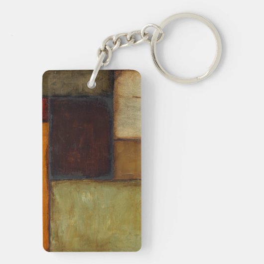 Autumnal Impressionist von Jennifer Goldberger Schlüsselanhänger (Rückseite)