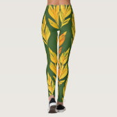 Autumnal Leaf Symphony Leggings (Rückseite)