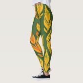 Autumnal Leaf Symphony Leggings (Links)