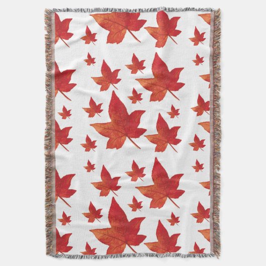 Autumnal Maple Leaf Decke (Vorderseite Vertikal)