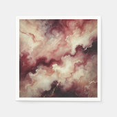 Autumnal Marble Harvest Wine Découpage Napkins Serviette (Vorderseite)