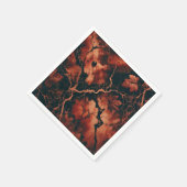 Autumnal Marble Rusty Blätter Découpage Napkins Serviette (Ecke)