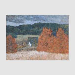Autumnal Mood von Jamtland von Helmer Osslund Seidenpapier