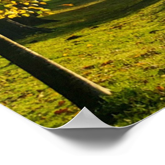 Autumnal Morning Poster (Ecke)