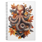 Autumnal Octopus-Notebook Notizblock (Vorderseite)