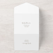 Autumnal Pampas Grass Birthday All In One Einladung (Außenbereich)