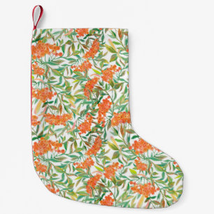 Autumnal Rowan: floralnahes Design Kleiner Weihnachtsstrumpf