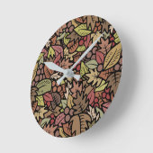 Autumnal Runde Wanduhr (Winkel)