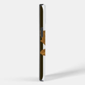 Autumnal-Schokolade mit Blätter Case-Mate iPhone Hülle (Rückseite / Rechts)