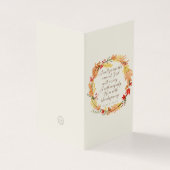 Autumnal Scripture-bezogene Grußkarten (Vorderseite)