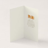 Autumnal Scripture-bezogene Grußkarten (Innenseite)